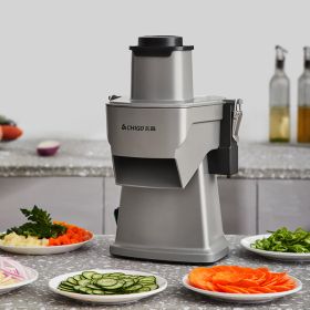 Multifunctional Electric Vegetable Cutter Commercial Fruits And Vegetables (Option: Three In One-150-Mail Order Package)