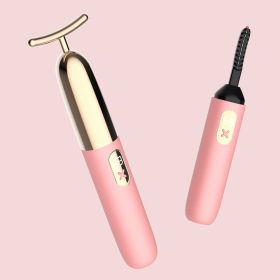 Electric Eyelash Curler USB Charging (Option: Pink-USB)