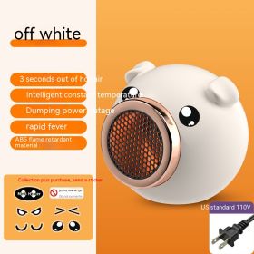 Warm Air Blower European And American British Standard Heater Home Office (Option: Pig Beige American Standard)