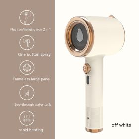 Fabric Steam Engine Handheld Garment Steamer Spray Convenient Wet And Dry Handheld Iron (Option: Beige-Au)