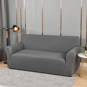 Sofa Cover All-inclusive Non-slip Sofa Slipcover Fabric Craft General (Option: Smoky Gray-Single)