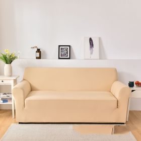 Sofa Cover All-inclusive Non-slip Sofa Slipcover Fabric Craft General (Option: Beige-Double)